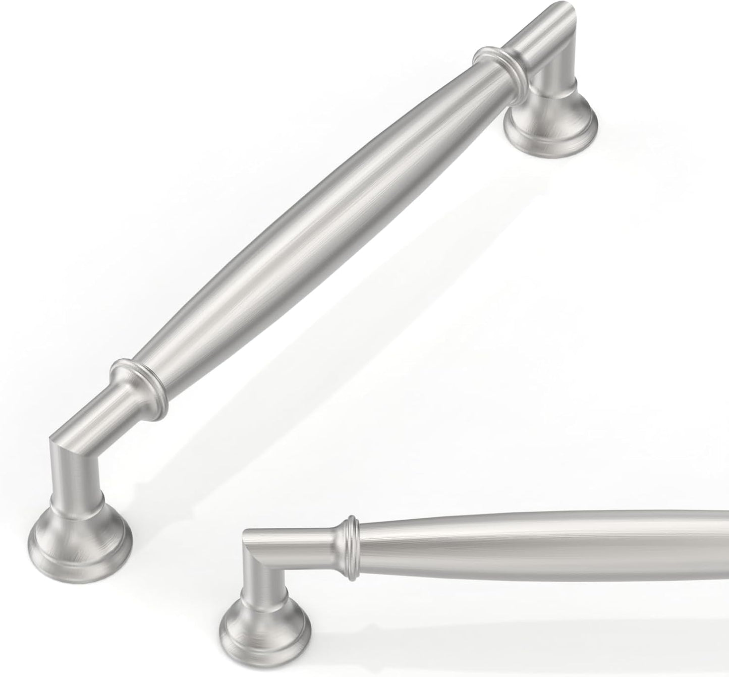 10 Pack Brushed Satin Nickel Cabinet Pulls for Kitchen Use