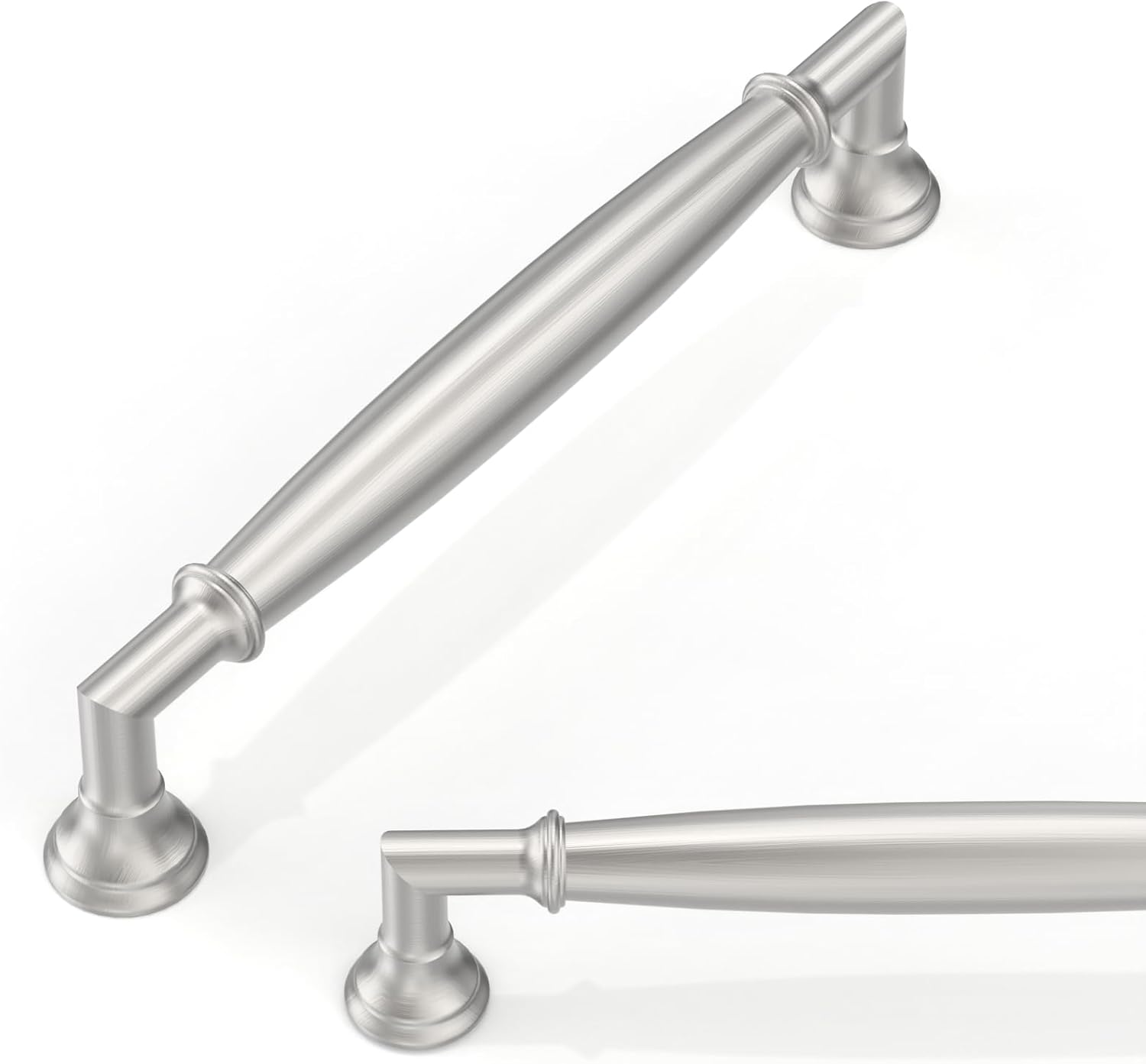 10 Pack Brushed Satin Nickel Cabinet Pulls for Kitchen Use