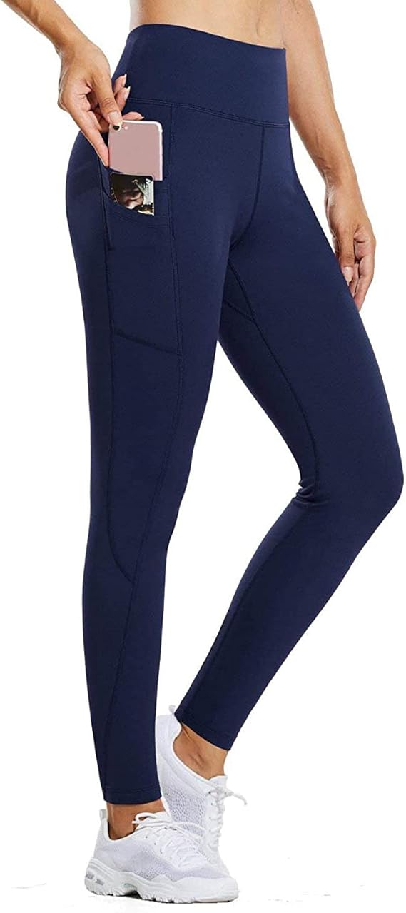 BALEAF Women's Fleece Lined Water Resistant Leggings for Winter