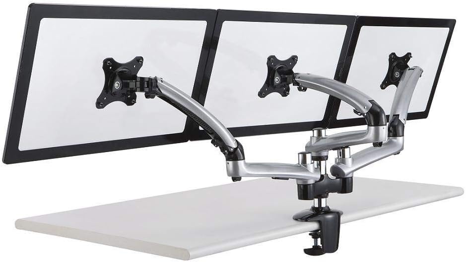 Cotytech DM-GST13-C Triple Monitor Desk Mount for Ergonomic Setup