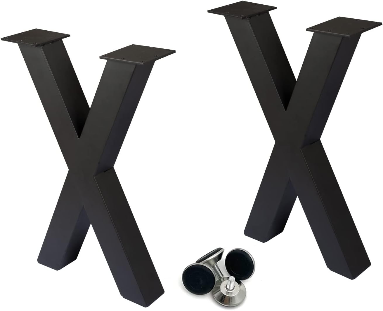16 Inch Metal Bench Legs for DIY Coffee Tables and More