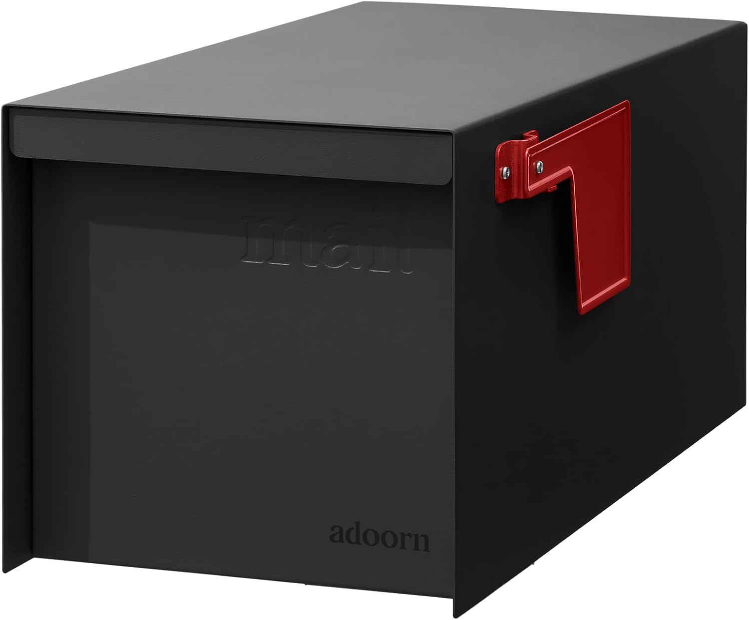 Adoorn Post Mount Mailboxes: Large Galvanized Steel Design