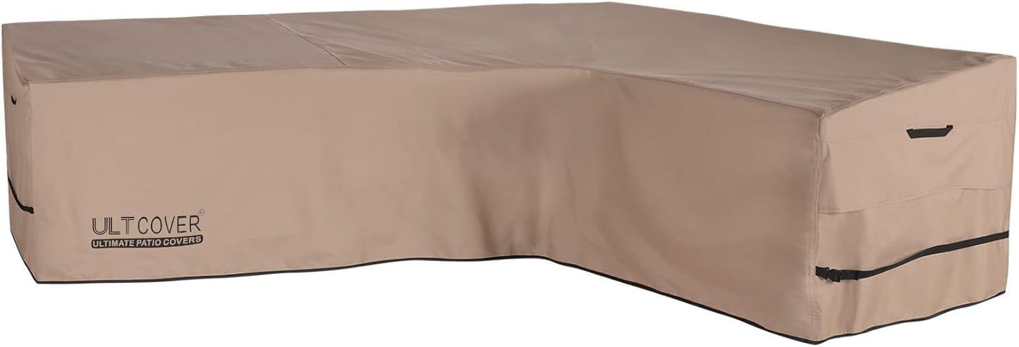 ULTCOVER Waterproof Patio L-Shaped Sofa Cover for 6-Seater