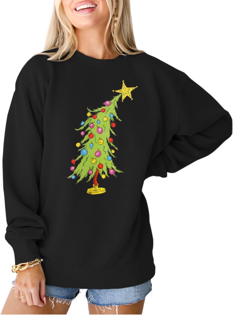 Festive Christmas Tree Sweatshirt - AG AGUU