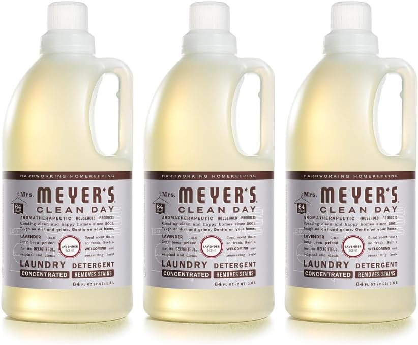 Mrs. Meyers Clean Day Lavender Laundry Detergent for Fresh Clothes