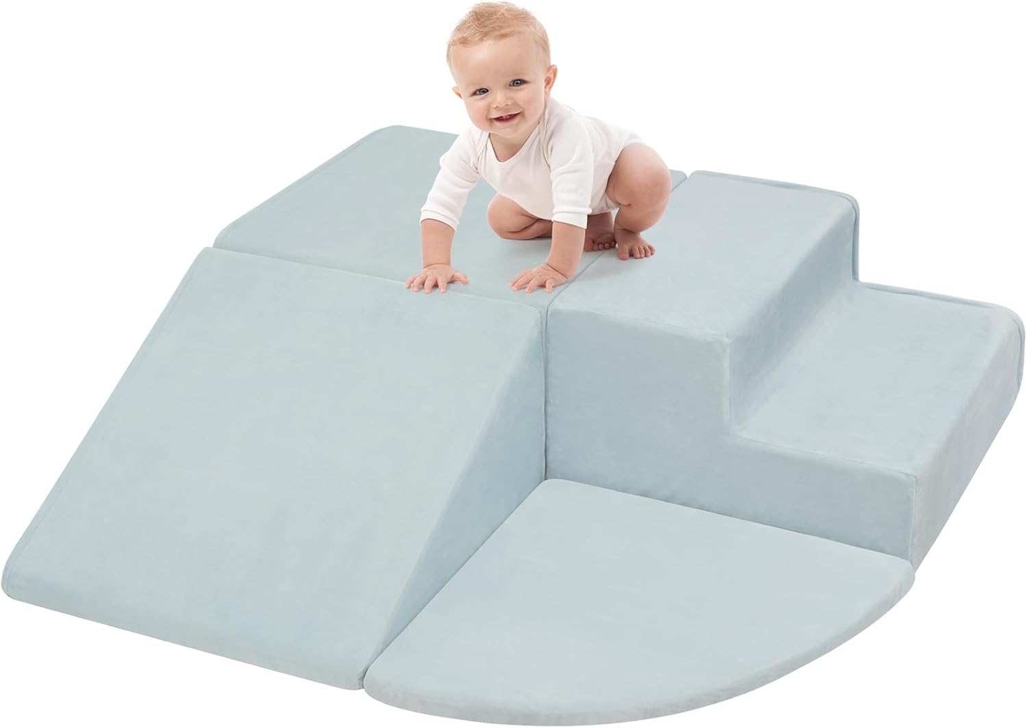 4-Piece Foam Climbing Blocks for Toddlers - Soft Play Set