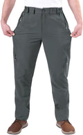 Mens Hiking Quick Dry Waterproof Stretch Pants - Lightweight Fit