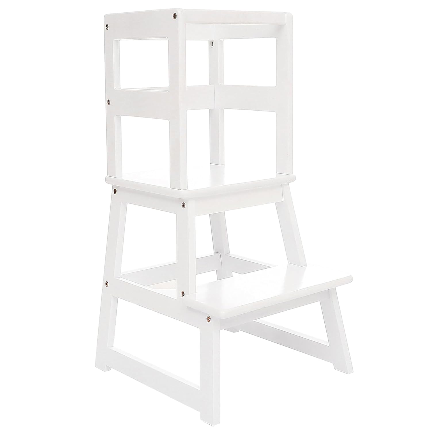SDADI Kids Kitchen Step Stool with Safety Rail for Toddlers