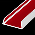 Rubber Edge Trim U Channel 1-3/4in Peel and Stick - Heavy Duty