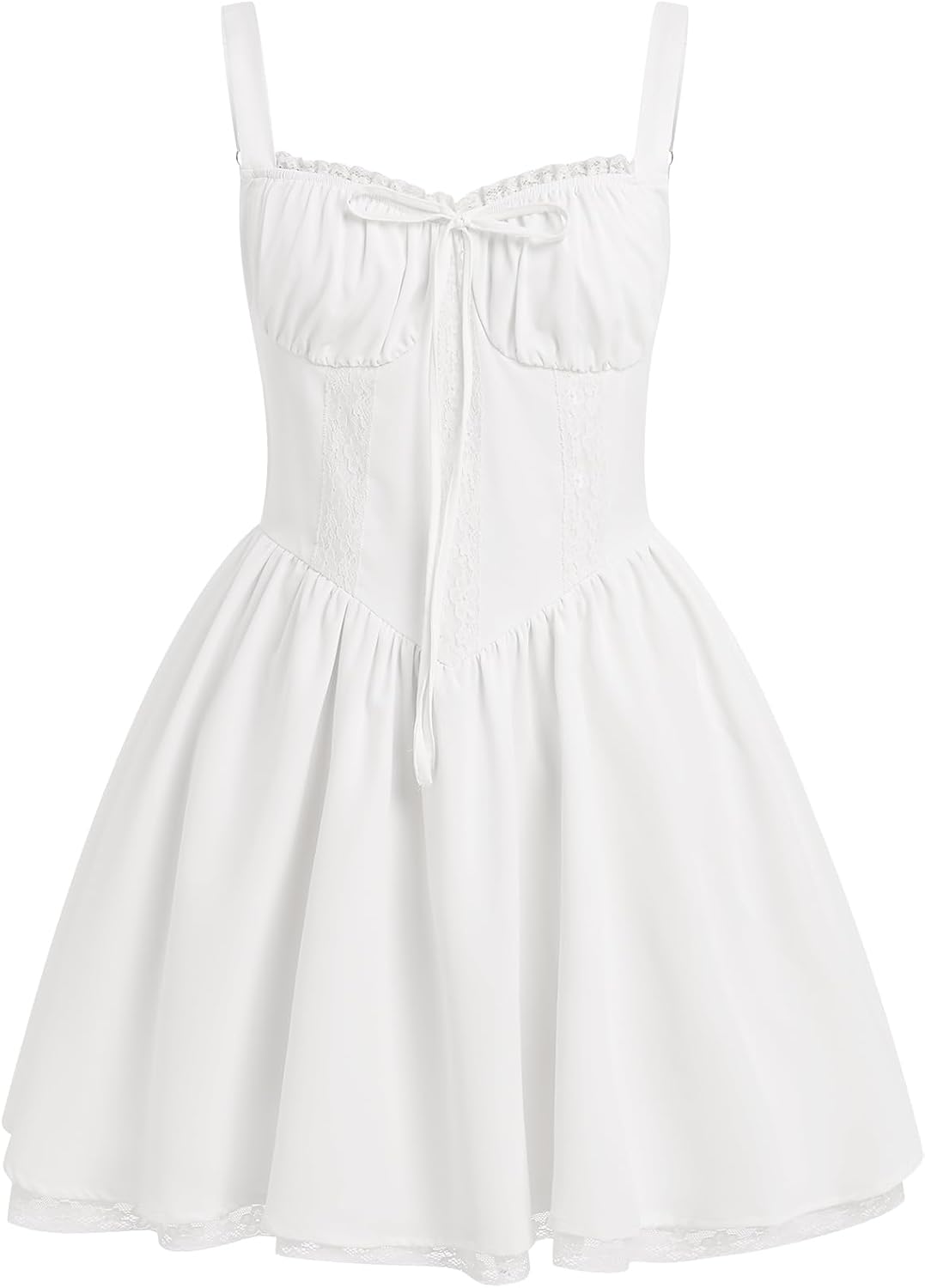 Charming Corset Dresses for Women with Floral Lace Design
