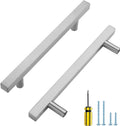 Brushed Nickel Cabinet Handles 15 Pack 5 in Hole Center - Modern Satin