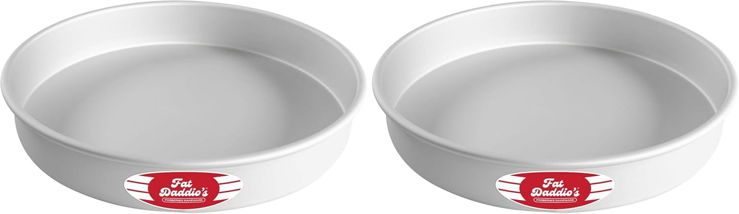Fat Daddio's Anodized Aluminum Round Cake Pan for Perfect Baking