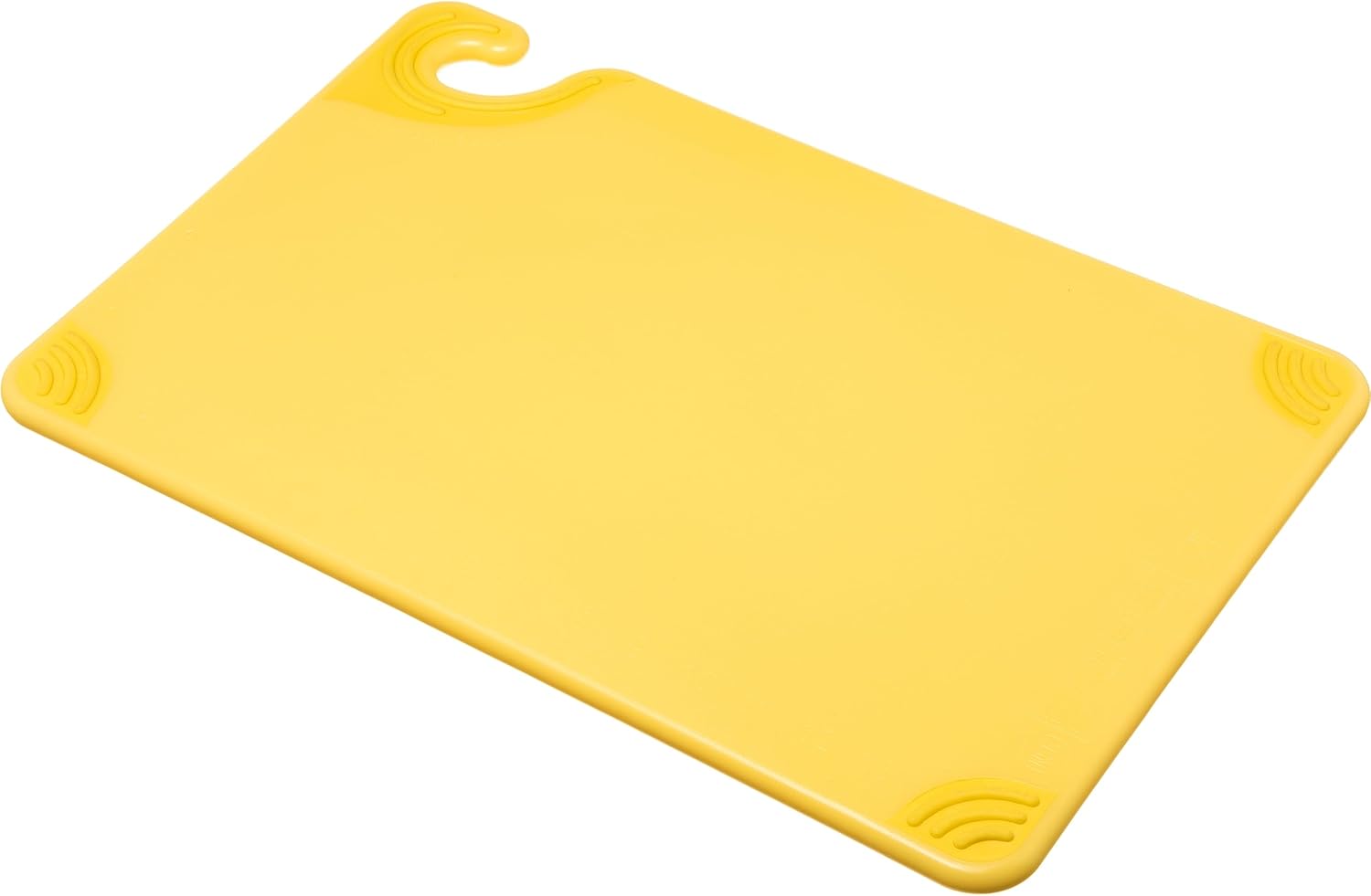 San Jamar Saf-T-Grip Plastic Cutting Board for Safe Food Prep