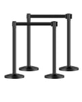 Stanchion Post Retractable Belt Queue - Stable Sand-Fill Bases