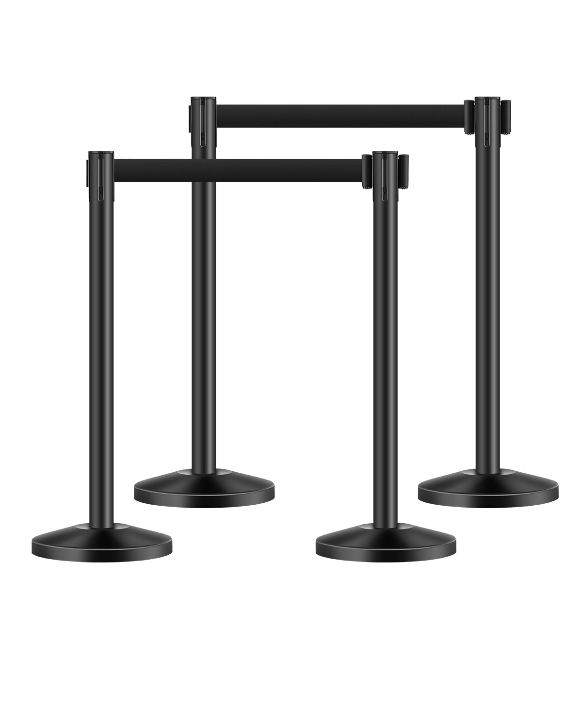 VEVOR Stanchion Post Set with Retractable Belts for Events