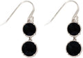 Brown Double Take Earrings for Women - Recycled Glass Sterling Silver