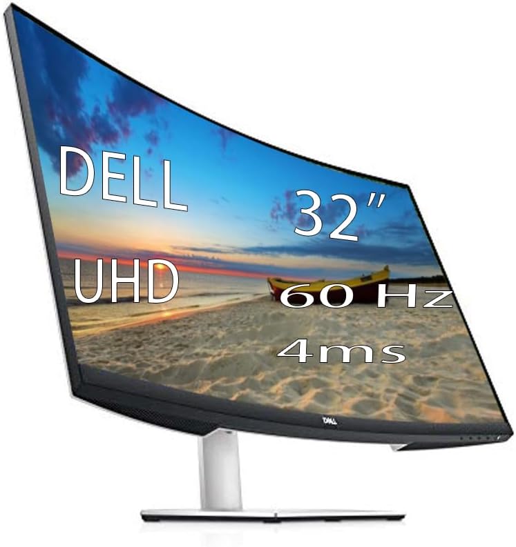 Dell 32 Curved 4K Monitor - Immersive Visuals