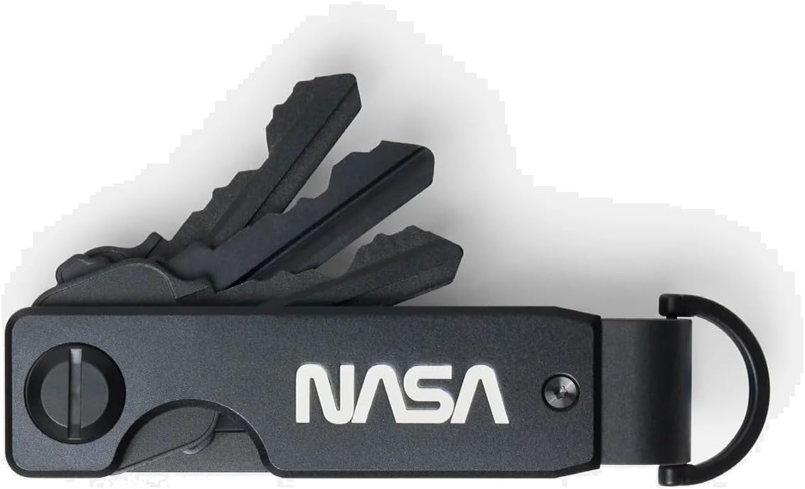 The Ridge Key Organizer - Compact Metallic Key Holder for Keys