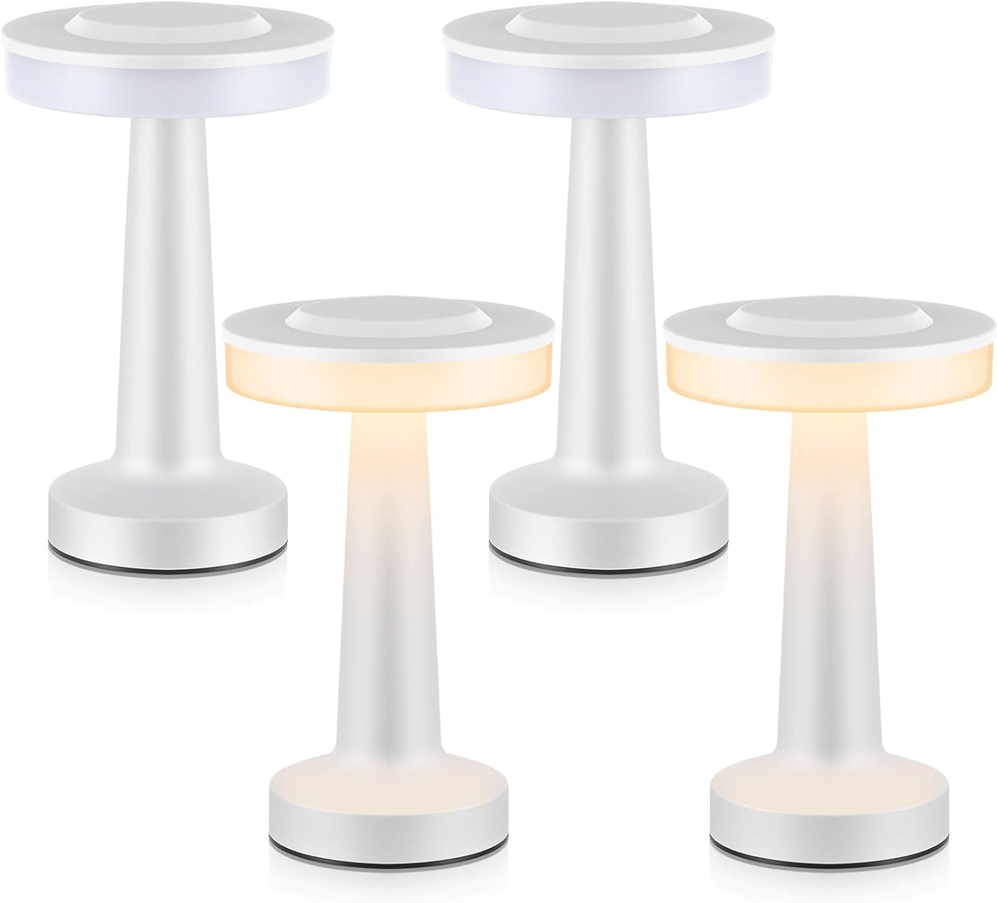 Riakrum Portable Cordless Table Lamp Set with Touch Sensor