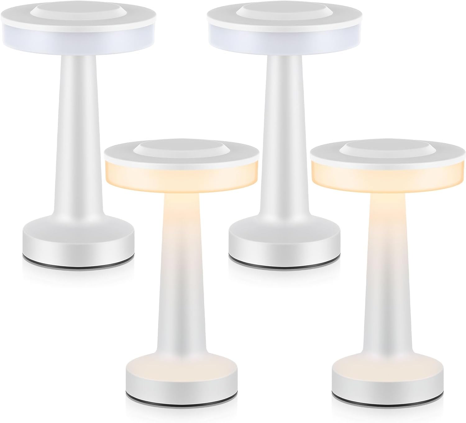 Riakrum Portable Cordless Table Lamp Set with Touch Sensor