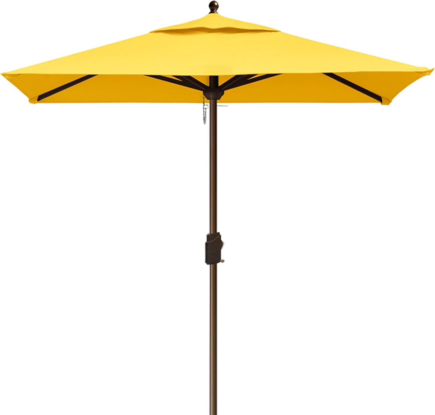 EliteShade 6x6Ft Square Market Umbrella for Patio Sun Protection