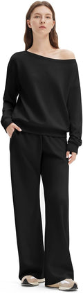 Women Off Shoulder Lounge Set - Modal Blend Two Piece