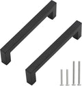 Cabinet Pulls Matte Black 6-1/4 in Hole Centers - 30 Pack