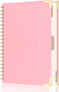 Spiral Notebook College Ruled 3 Subject 300 Pages - Pink