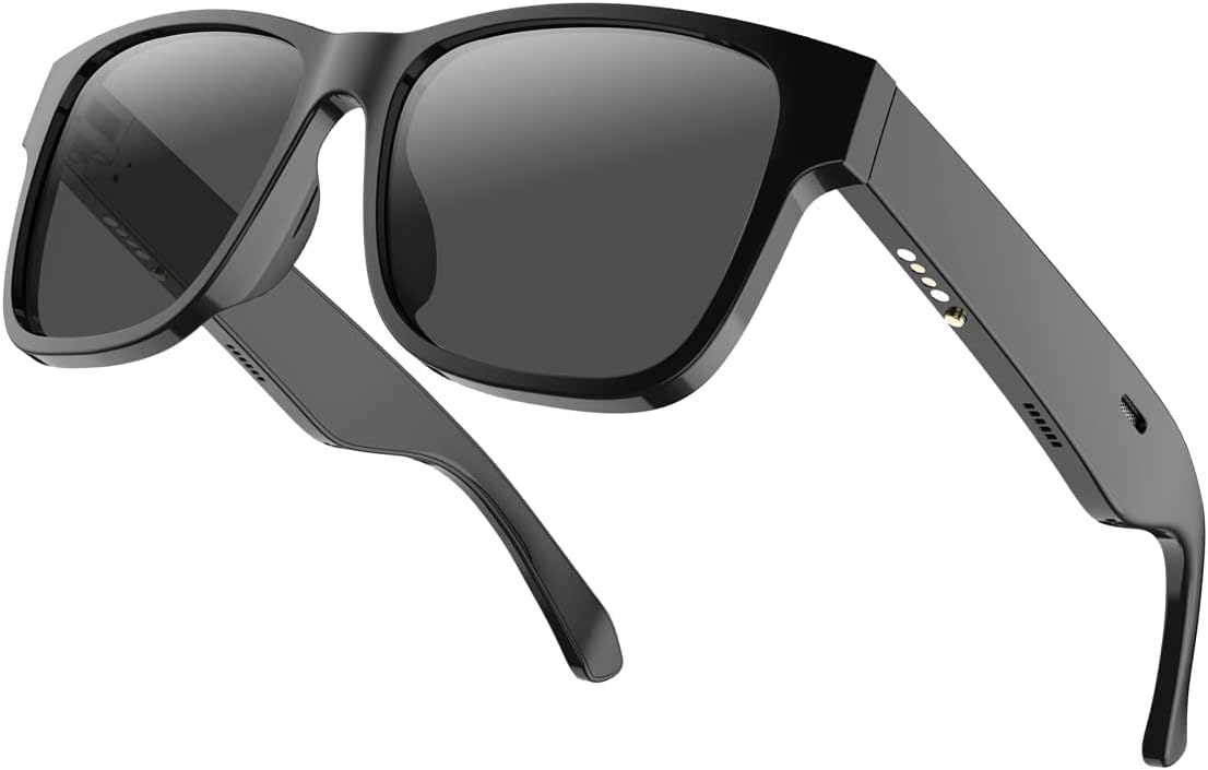 RUIMEN Smart Sunglasses: Open Ear Music, Calls & UV Protection