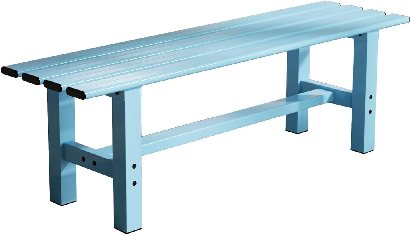 TECSPACE 47 Inches Aluminum Outdoor Bench for Garden Use