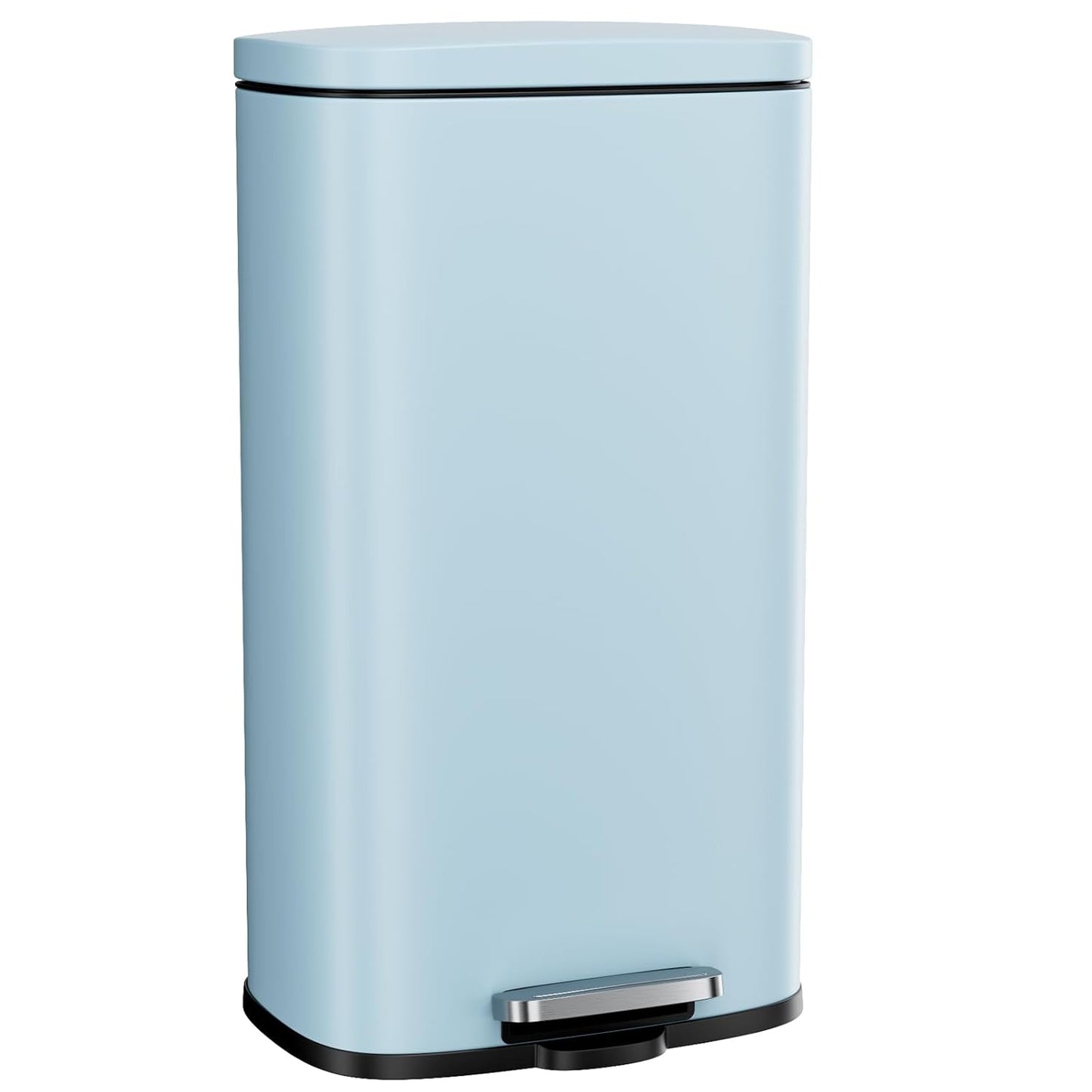 Arlopu 30L Stainless Steel Step Trash Can for Kitchen Use