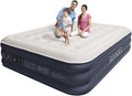 Air Mattress Queen with Built in Pump - 2 Min Quick Self Inflating