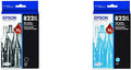 EPSON T822 DURABrite Ultra Ink High Capacity Black & Cyan - Reliable