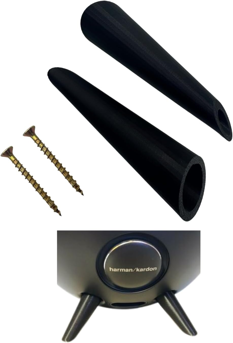 Enhance Sound: Black Replacement Legs for Harman Kardon Onyx Studio