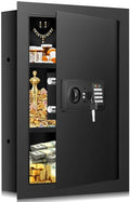 25.6 in Tall Wall Safe Between Studs - Fireproof Hidden Combination