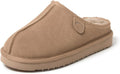 Fireside Greta Genuine Shearling Clog Slippers - Luxurious Everyday