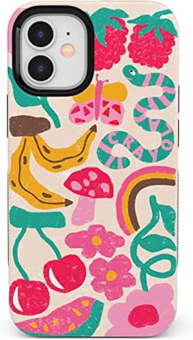 Bold Protective iPhone 12 Mini Case with Crayola Design