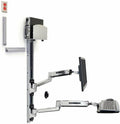 Ergotron Wall Mount Track for CPU and Flat Panel Display - Sit-Stand
