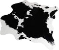 Cute Cow Print Rug Black and White Faux Cowhide Area Rug - Soft