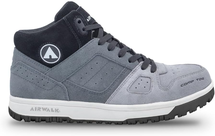 Airwalk Mens Mongo Composite Toe Work Sneakers for Safety