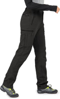 Wespornow Women's Fleece Lined Ski Pants - Warm, Water Resistant