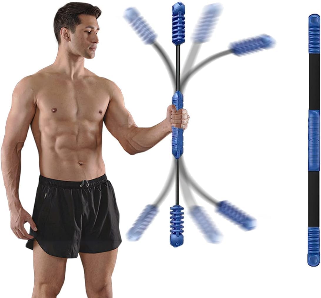 Hotwave Elastic Fitness Bar for Core Strength and Therapy
