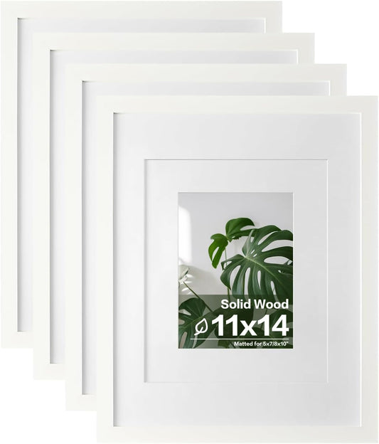 Egofine 11x14 Picture Frames for Table Top and Wall Mounting