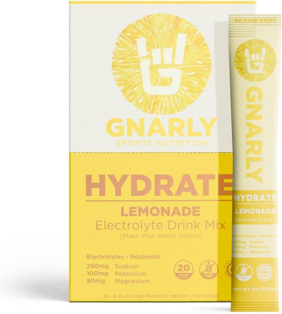 Gnarly Nutrition Hydrate Electrolyte Powder for Optimal Recovery
