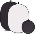 4.92X3.28 ft Reversible Black White Collapsible Photography Background