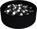 Wonder Space Deluxe Kids Round Ball Pit - Plush Soft Playpen