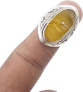 Solid 925 Sterling Silver Citrine Ring for Women - Everyday Comfort
