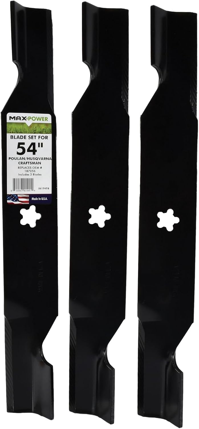 MaxPower 561747B 3 Blade Set for 54 in. Cut Mowers