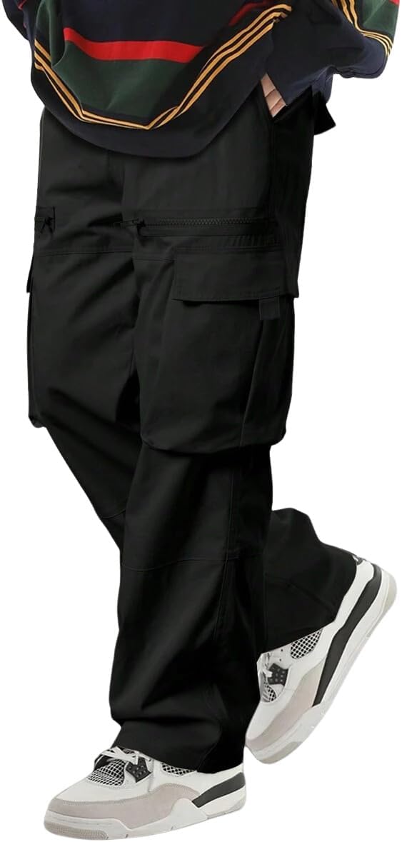 ZAFUL Men's Wild Cargo Pants for Casual Hiking and Style