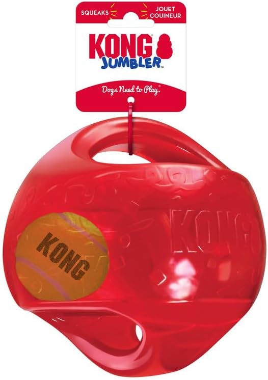 KONG Jumbler Ball - Interactive Dog Toy for Engaging Play